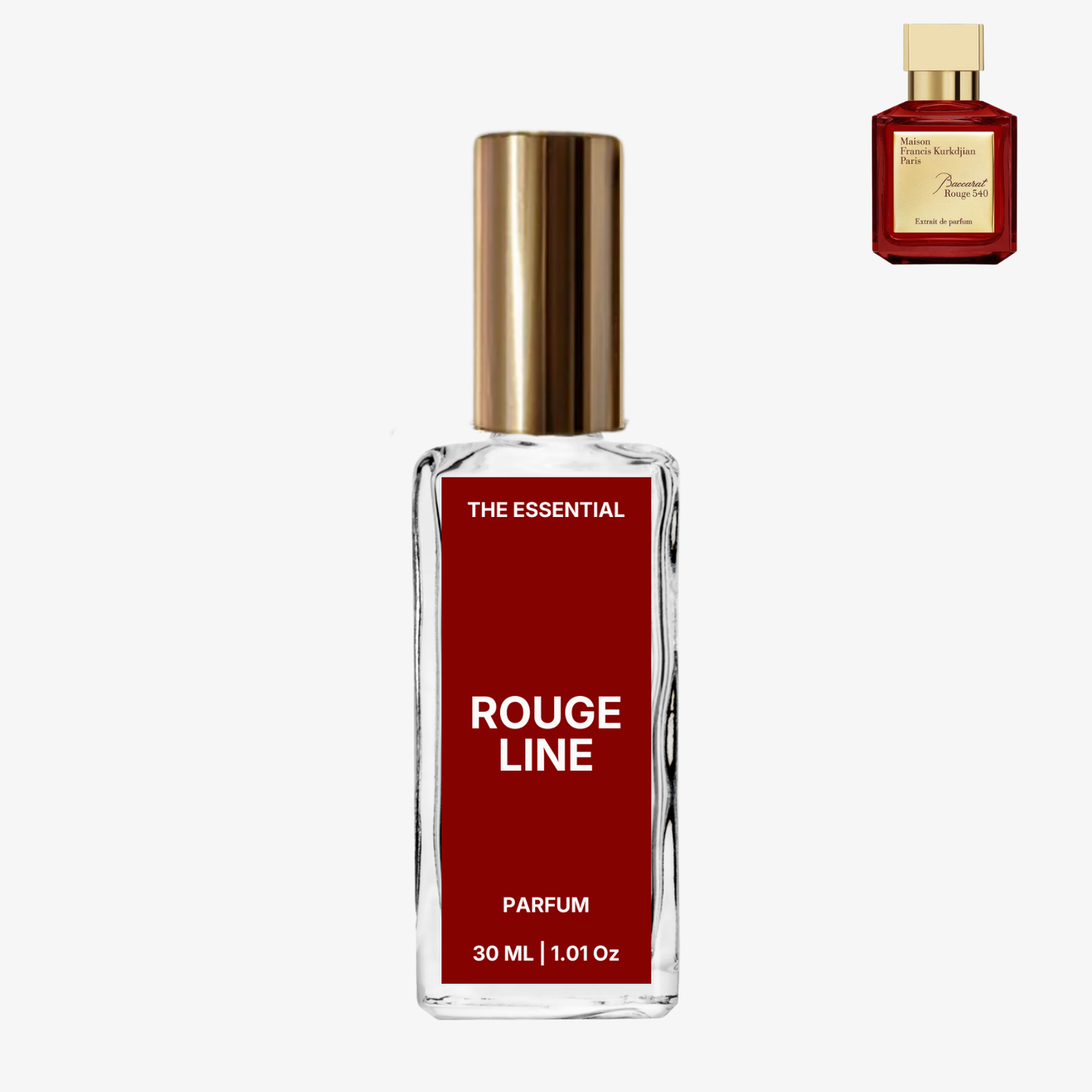 Rouge Line (inspirado en Baccarat Rouge 540 Extrait de Parfum - Maison Francis Kurkdjian)